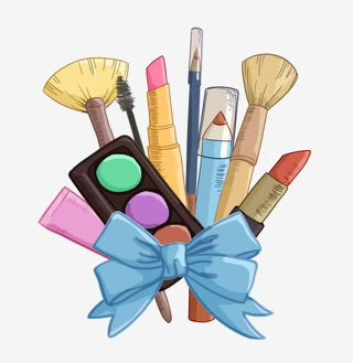Bundle makeup - Cosmetic Collection Including Lip Gloss, Lipstick, Lip Oil, Accessories, Eyeshadow & Mascara- Glossy Finish