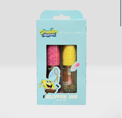 SPONGEBOB "JELLYFISH JAM" LIP OIL SET - Beauty Creations