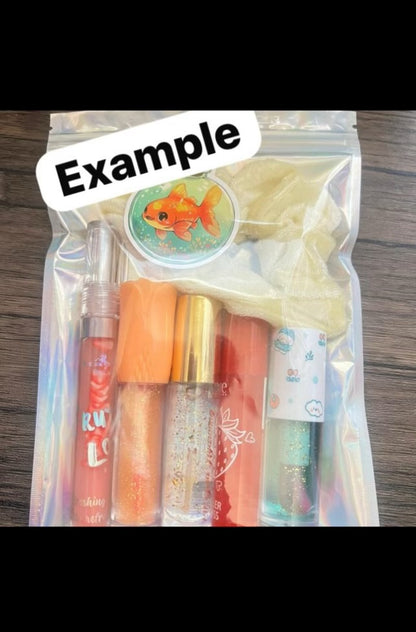Deluxe Lip Gloss Makeup self pick bundle LIVE