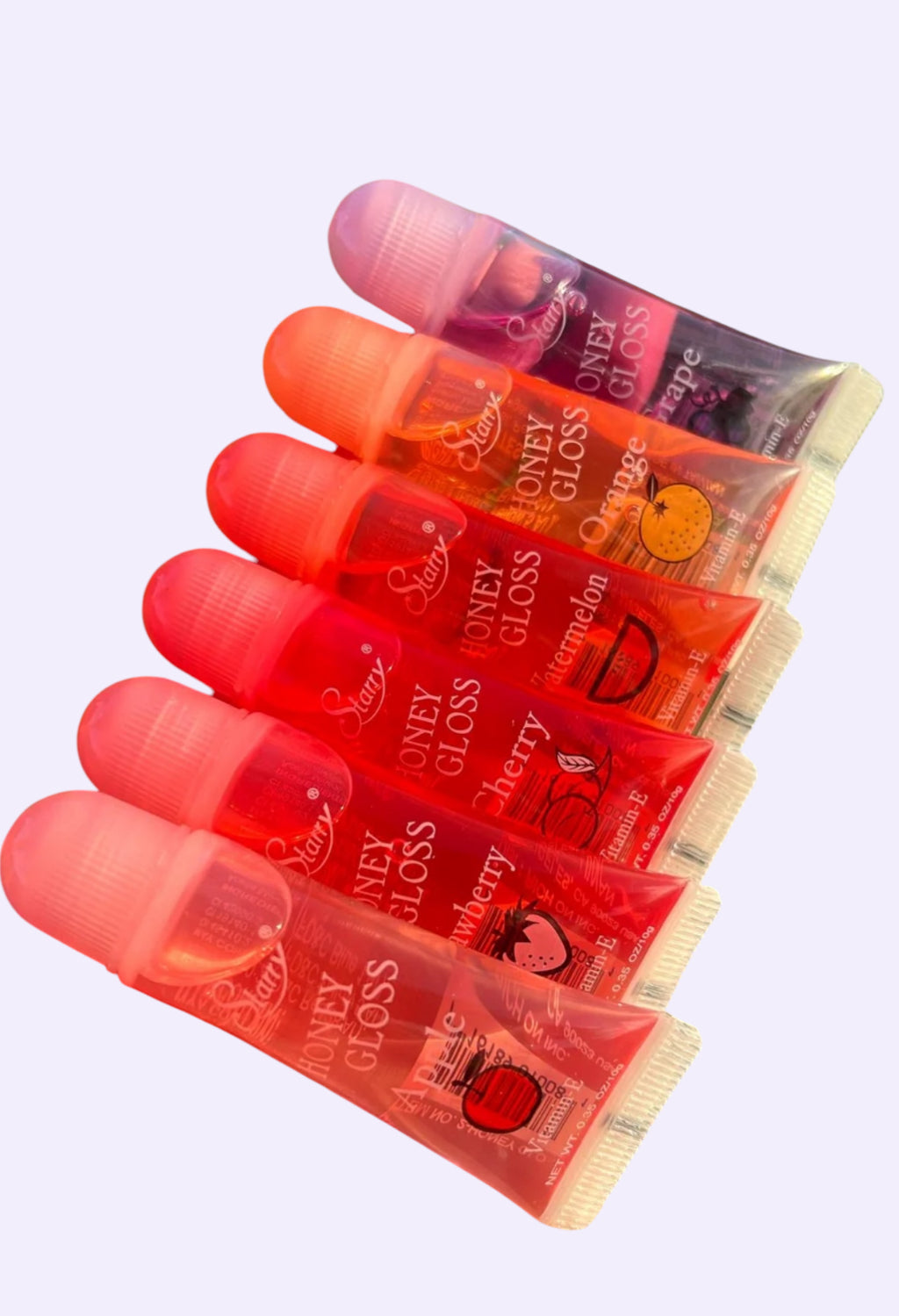 Starry Fruity Mini Honey LipGlosses