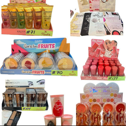 Live TikTok, Lippies ,Makeup and Accessories, create your makeup by points 1 Points= 1 Dollar